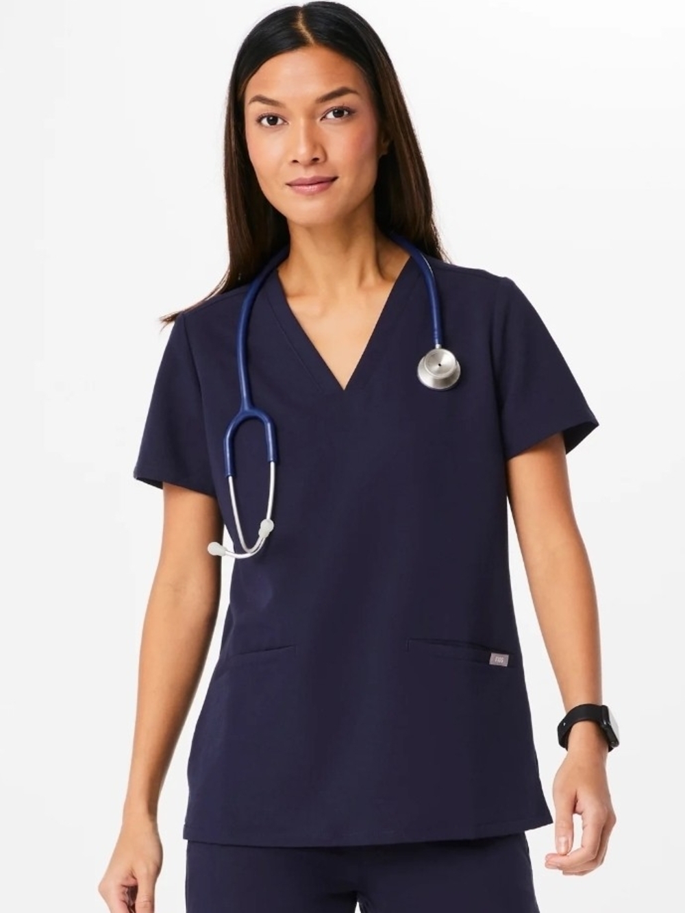 FIGS Technical Tollection Casma Scrub Tops Bundle Of 2 Navy Blue Size XL Gender